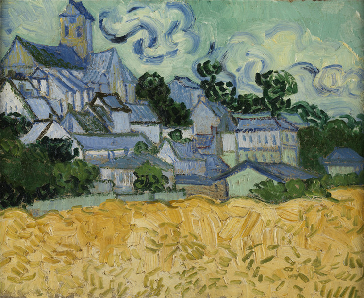 View Of Auvers With Church Van Gogh Oil Painting